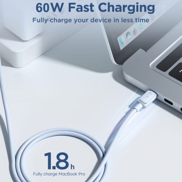 JOYROOM S-CC100A14 meerkleurige serie 100W USB-C / Type-C naar USB-C / Type-C snellaaddatakabel, lengte: 1,2 m, Type-C to Type-C