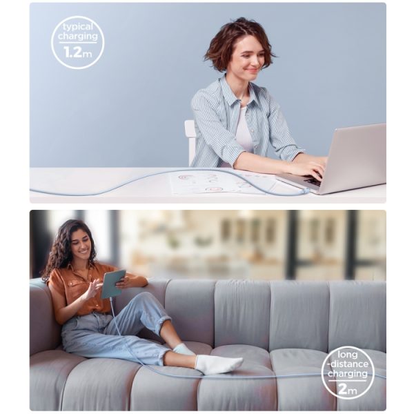 JOYROOM S-CC100A14 meerkleurige serie 100W USB-C / Type-C naar USB-C / Type-C snellaaddatakabel, lengte: 1,2 m, Type-C to Type-C
