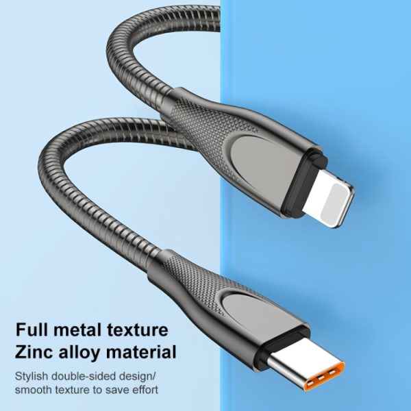 ADC-009 USB-C / Type-C naar USB-C / Type-C zinklegering slang snellaaddatakabel, kabellengte: 1m, USB-C / Type-C to USB-C / Type-C