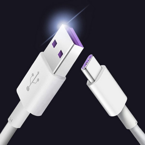 5A USB naar USB-C / Type-C mobiele telefoon Tablet PC Universele supersnelle oplaadgegevenskabel, 1m, 1.5m, 2m
