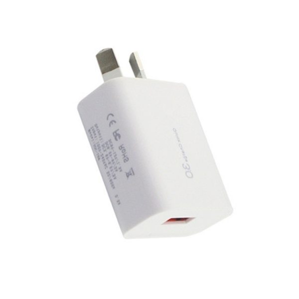 QC 3.0 18W 3A enkele USB-interface-oplader, AU-stekker