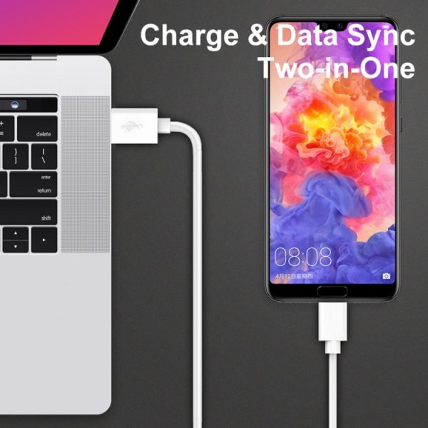 2 in 1 1m USB naar USB-C / Type-C datakabel + 30W QC 3.0 4 USB-interfaces Mobiele telefoon Tablet PC Universele snellader Reisopladerset, VK-stekker, USB-C / Type-C Set UK Plug