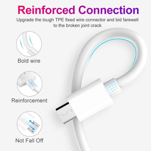 2 in 1 1m USB naar Micro USB datakabel + 30W QC 3.0 4 USB-interfaces Mobiele telefoon Tablet PC Universele snellader Reisopladerset, EU-stekker, Micro USB Set EU Plug