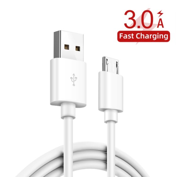 2 in 1 1m USB naar Micro USB datakabel + 30W QC 3.0 4 USB-interfaces Mobiele telefoon Tablet PC Universele snellader Reisopladerset, EU-stekker, Micro USB Set EU Plug