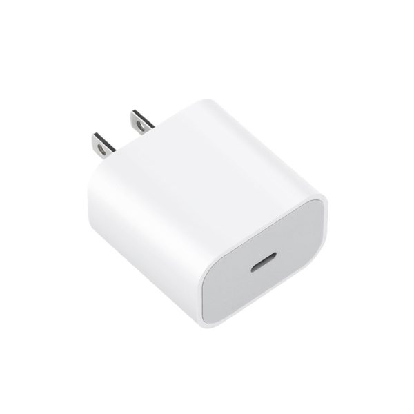 2-in-1 PD 20W enkele USB-C / Type-C-poort Reislader + 3A PD 3.0 USB-C / Type-C naar USB-C / Type-C snellaaddatakabelset, kabellengte: 1m, US-stekker