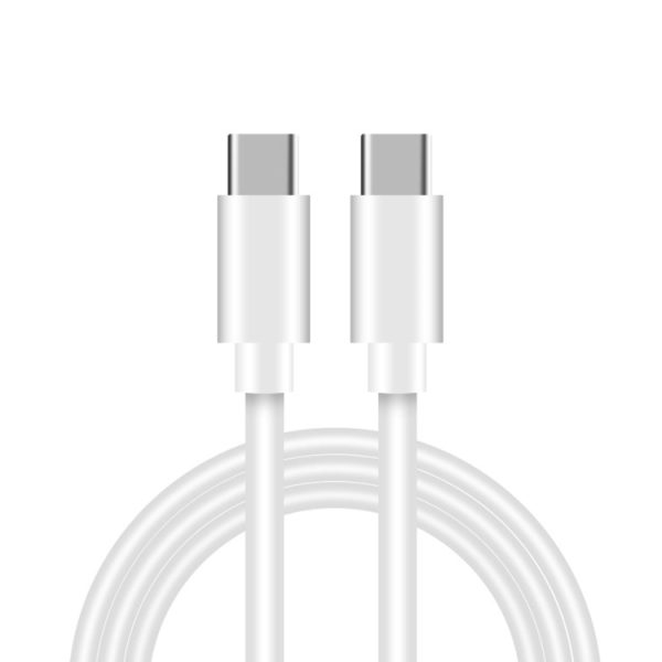 2-in-1 PD 20W enkele USB-C / Type-C-poort Reislader + 3A PD 3.0 USB-C / Type-C naar USB-C / Type-C snellaaddatakabelset, kabellengte: 1m, US-stekker