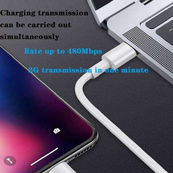 2-in-1 PD 20W enkele USB-C / Type-C-poort Reislader + 3A PD 3.0 USB-C / Type-C naar USB-C / Type-C snellaaddatakabelset, kabellengte: 1m, US-stekker