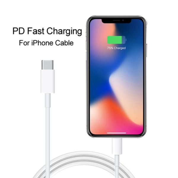 SDC-20W 2 in 1 PD 20W USB-C / Type-C reislader + 3A PD3.0 USB-C / Type-C naar 8-pins snellaaddatakabelset, kabellengte: 1m,, US Plug, EU Plug, UK Plug
