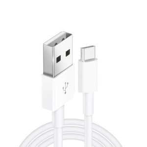XJ-015 3A USB mannelijk naar type-C / USB-C mannelijk snellaaddatakabel, lengte: 2m