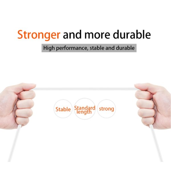 XJ-016 2.4A USB Male naar Type-C / USB-C Male Interface Snelle oplaadgegevenskabel, lengte: 3m