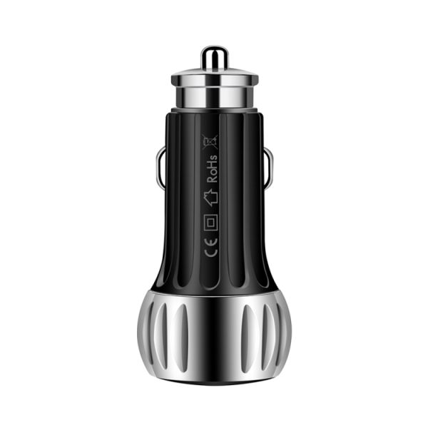 YSY-310QC18W QC3.0 USB-autolader met twee poorten voor Apple / Huawei / Samsung / Xiaomi, YSY-310QC18W, Car Charger