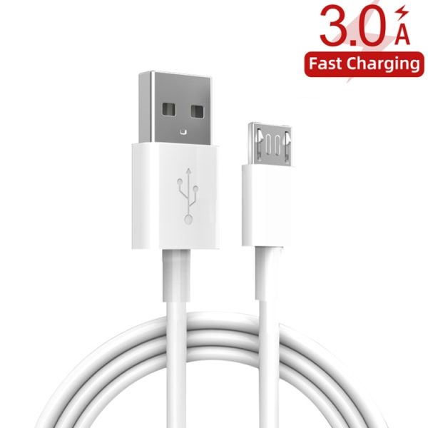YSY-349 QC3.0 Dual USB-poort Autolader + 1m 3A USB naar Micro USB Datakabel, with Micro USB Cable