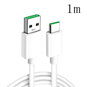 XJ-63 5A USB naar Type-C Super Flash-oplaadgegevenskabel voor OPPO, 1m, 1.5m, 2m
