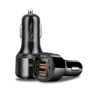 TE-092 36W dubbele QC3.0 USB snelle autolader, Car Charger
