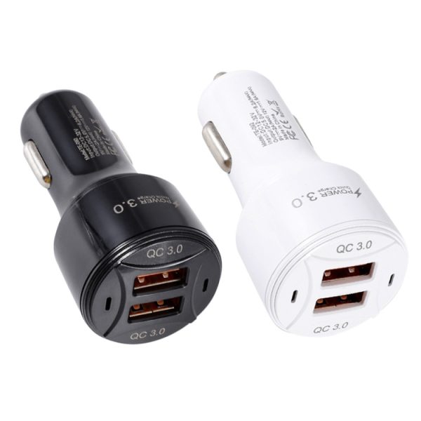 TE-092 36W dubbele QC3.0 USB snelle autolader, Car Charger