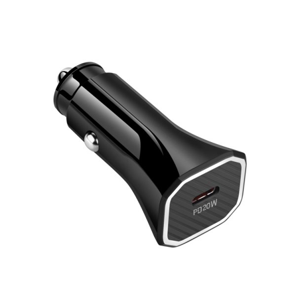 YS-2 PD 20W USB-C / Type-C-interface Snellader voor in de auto voor iPhone-serie / iPad-serie