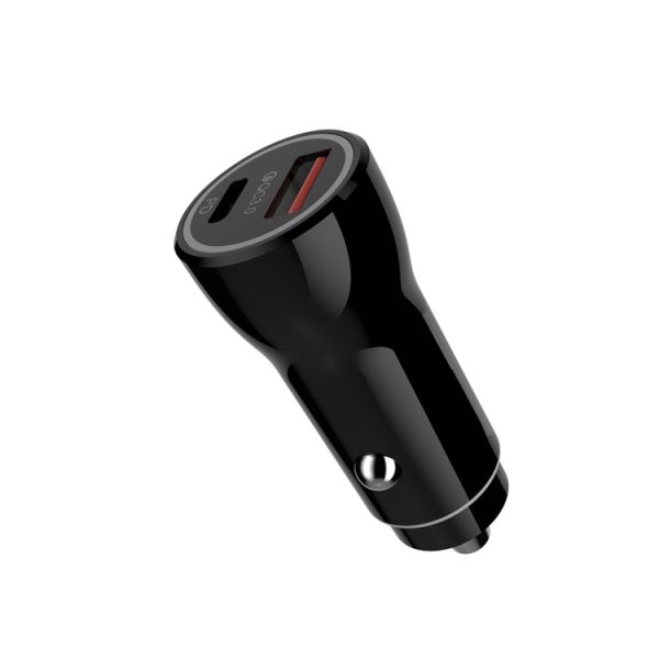 P21 draagbare PD 20W + QC 3.0 18W snelle autolader met twee poorten, P21 Car Charger