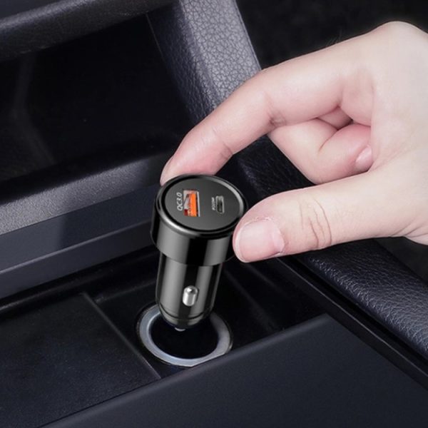 TE-P31 PD 20W USB-C / Type-C + QC3.0 18W USB snelle autolader