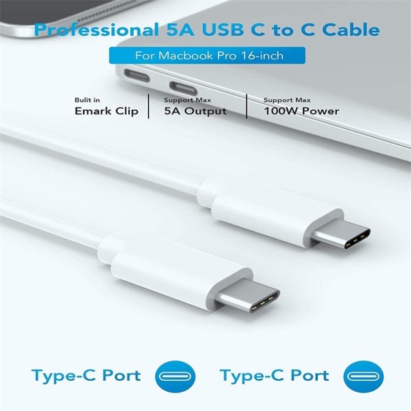 30 W USB-C / Type-C draagbare voedingsadapter voor laptops met 1,8 m USB-C / Type-C naar USB-C / Type-C oplaadkabel,, 30W UK Plug, 30W AU Plug, 30W US Plug, 30W EU Plug