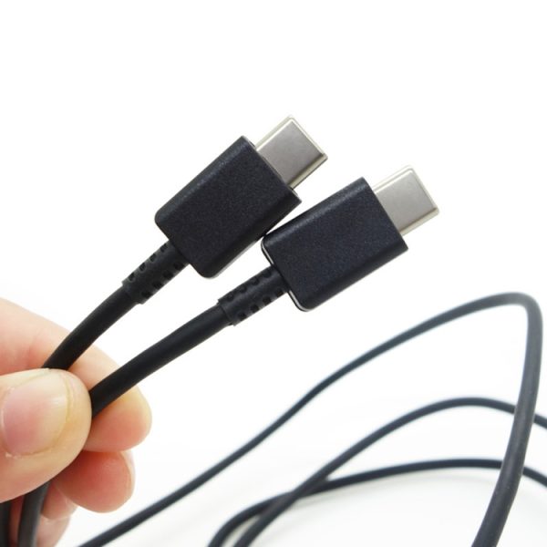 XJ-69 5 STKS 1m 3A USB-C / Type-C naar Type-C TPU Opladen Sync Data Kabel voor Mobiele Telefoon, 5 PCS