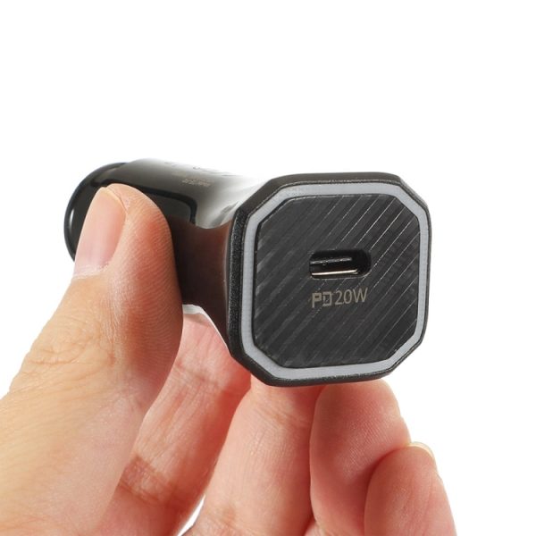 TE-P2 PD 20W Type-C-interface autolader, TE-P2 (Black), TE-P2 (White)