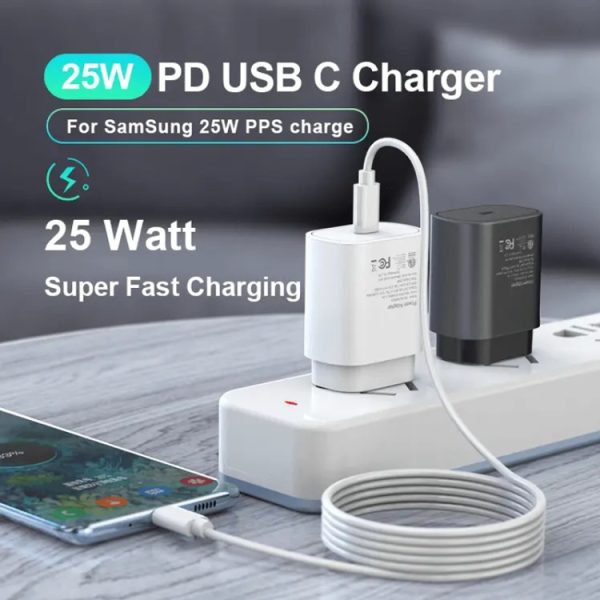 TA800 PD / PPS 25W Type-C poortoplader voor Samsung, UK-stekker, UK Plug