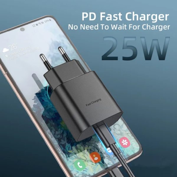 TA800 PD / PPS 25W Type-C poortoplader voor Samsung, UK-stekker, UK Plug