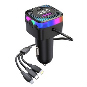 CS5 Auto 3 in 1 Bluetooth 5.3 MP3-speler FM-zender Oplader met kabel