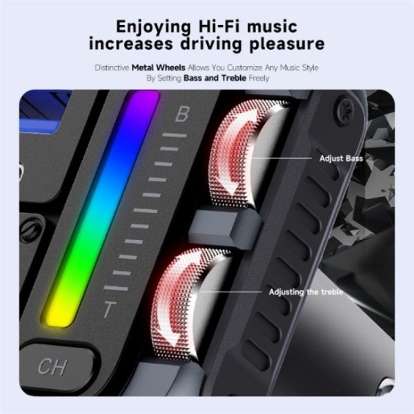 MT04 Auto Bluetooth Adapter Type-C + USB Autolader FM-zender HiFi Muziek MP3-speler