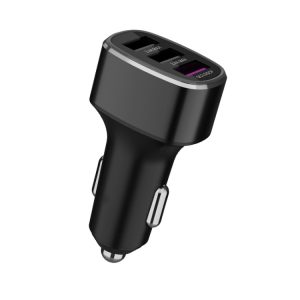 Drie USB-poorten Auto snellader voor Huawei / voor OPPO / VIVO / OnePlus en andere flitsopladers, GT680 Black, GT680 Gray, GT780 Black, GT780 Gray