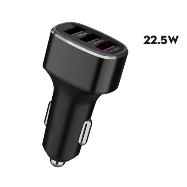 Drie USB-poorten Auto snellader voor Huawei / voor OPPO / VIVO / OnePlus en andere flitsopladers, GT680 Black, GT680 Gray, GT780 Black, GT780 Gray