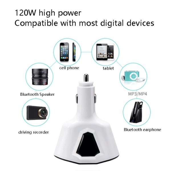 3.1A Dual USB Digital Display Multifunctionele rijrecorder Universele autolader