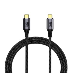 PD 100W Type-C naar Type-C snelladende nylon gevlochten kabel, 0.3 m, 0.5 m, 0.8 m, 1 m, 1.2 m