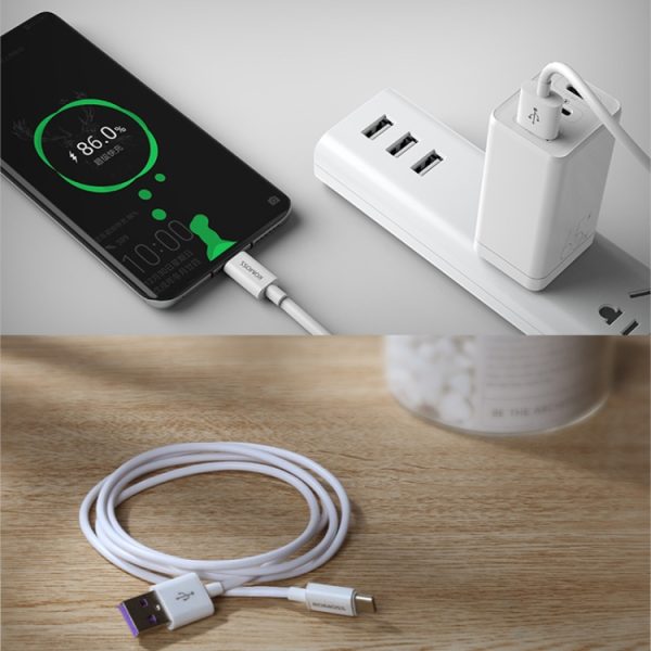 ROMOSS CB304 5A USB naar Type-C datakabel, lengte:, 0.2m, 1m, 1.5m, 2m