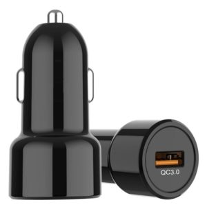 IBD321-Q3 Universele brandwerende mobiele telefoon autolader, QC3.0 18W, QC3.0+2.4A, 2.4A+12W, 3.1A+15W, 4.8A+24W, PD 20W