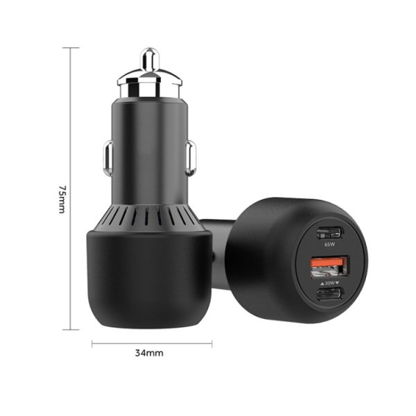 IBD350-1U2C PD30W+PD65W+QC autotelefoonoplader
