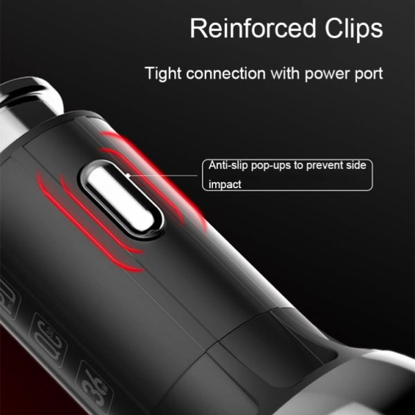 LDNIO C1 36W PD + QC 3.0 Autosnellader Krachtige intelligente USB-autolader, with Micro USB Cable, with 8 Pin Cable, with USB-C/Type-C Cable