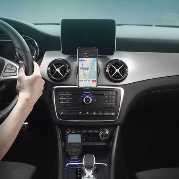LDNIO C706Q QC3.0+AUTO-ID Auto Bluetooth FM Muziek Digitale Display Autolader, with Micro USB Cable, with 8 Pin Cable, with Type-C/USB-C Cable