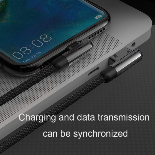 ROMOSS CB30B Type-C / USB-C Android Data Kabel Mobiele Telefoon Elleboog Snelle Oplaadlijn, CB30B 0.2m, CB30B 1.2m