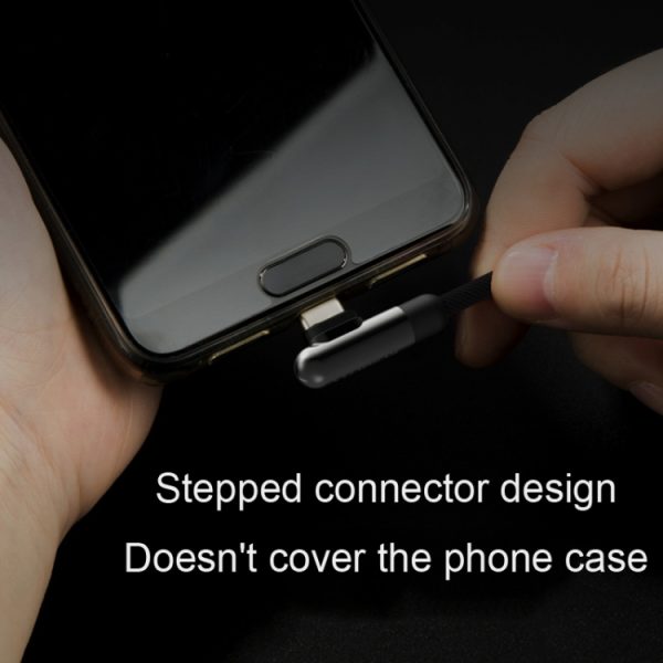 ROMOSS CB30B Type-C / USB-C Android Data Kabel Mobiele Telefoon Elleboog Snelle Oplaadlijn, CB30B 0.2m, CB30B 1.2m