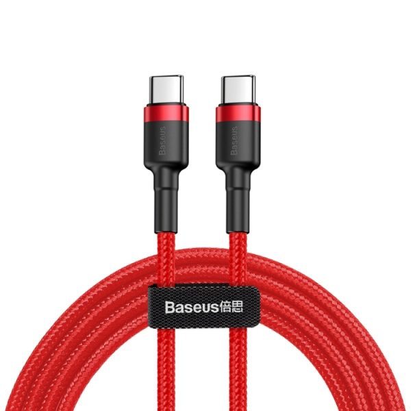 Baseus CATKLF-H09 Cafule-serie USB-C / Type-C PD 2.0 60W Flash-oplaadkabel, kabellengte: 2m