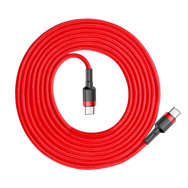 Baseus CATKLF-H09 Cafule-serie USB-C / Type-C PD 2.0 60W Flash-oplaadkabel, kabellengte: 2m