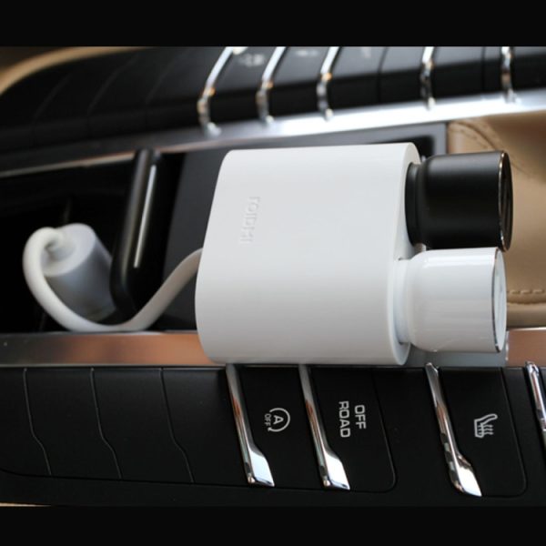 Originele Xiaomi Youpin ROIDMI 2 in 1 120W 10A sigarettenaansteker in de auto + dubbele USB-poort snellader autolader