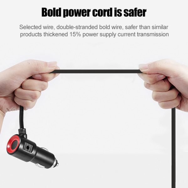 Bekerhouder Autolader Dubbele sigarettenaansteker 4USB-poorten Oplader Auto MP3-speler