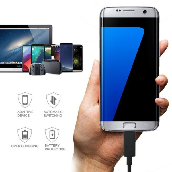 1 m USB 2.0 naar USB 3.1 Type-C-kabel