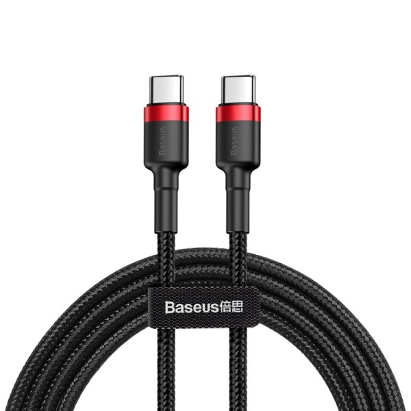 Baseus CATKLF-H09 Cafule-serie USB-C / Type-C PD 2.0 60W Flash-oplaadkabel, kabellengte: 2m