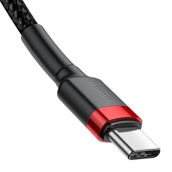Baseus CATKLF-H09 Cafule-serie USB-C / Type-C PD 2.0 60W Flash-oplaadkabel, kabellengte: 2m