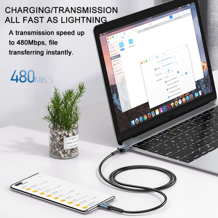 REMAX RC-C008 2.4A TPE zachte anti-breuk datakabel, lengte 1m, USB To Micro USB, USB To 8 Pin