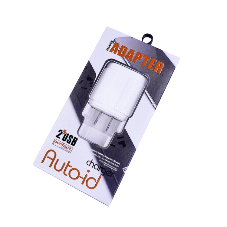 Dubbele draagbare USB-reisoplader + 1 meter USB naar micro-USB-datakabel, Amerikaanse stekker