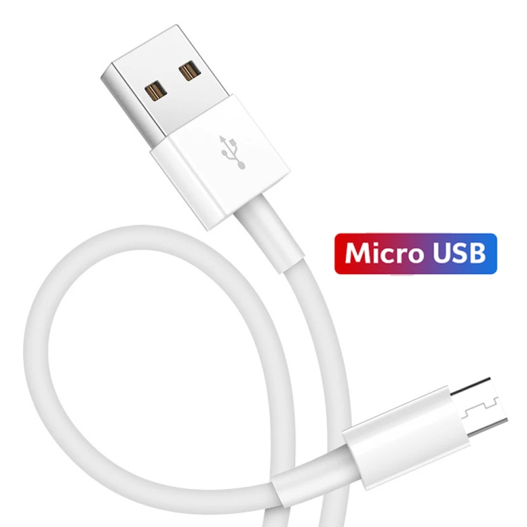 Qc3.0 dubbele USB-autolader + micro-USB-snellaadkabel Autolaadset, Micro USB (White), Micro USB (Black)